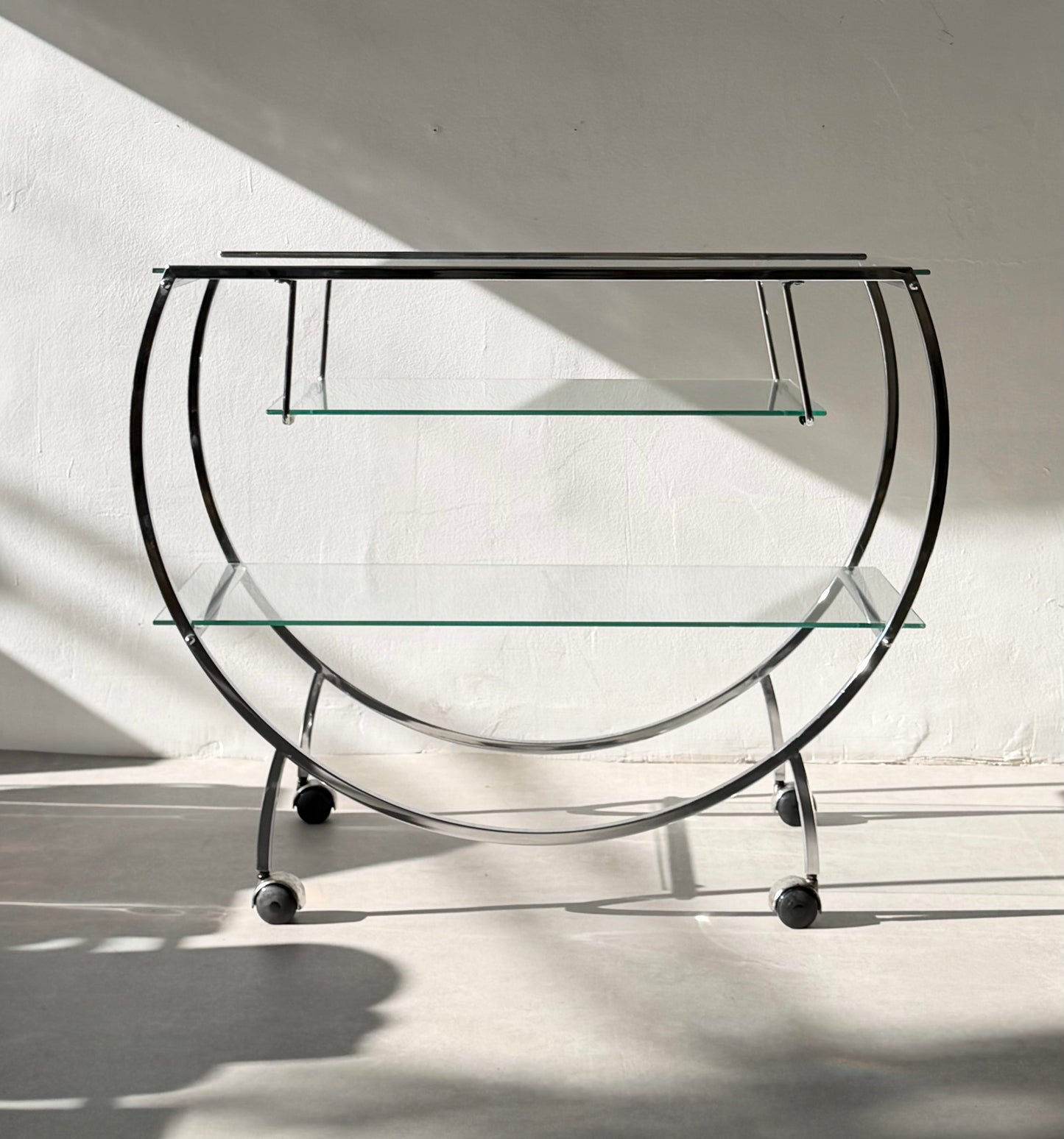 Art deco bar cart