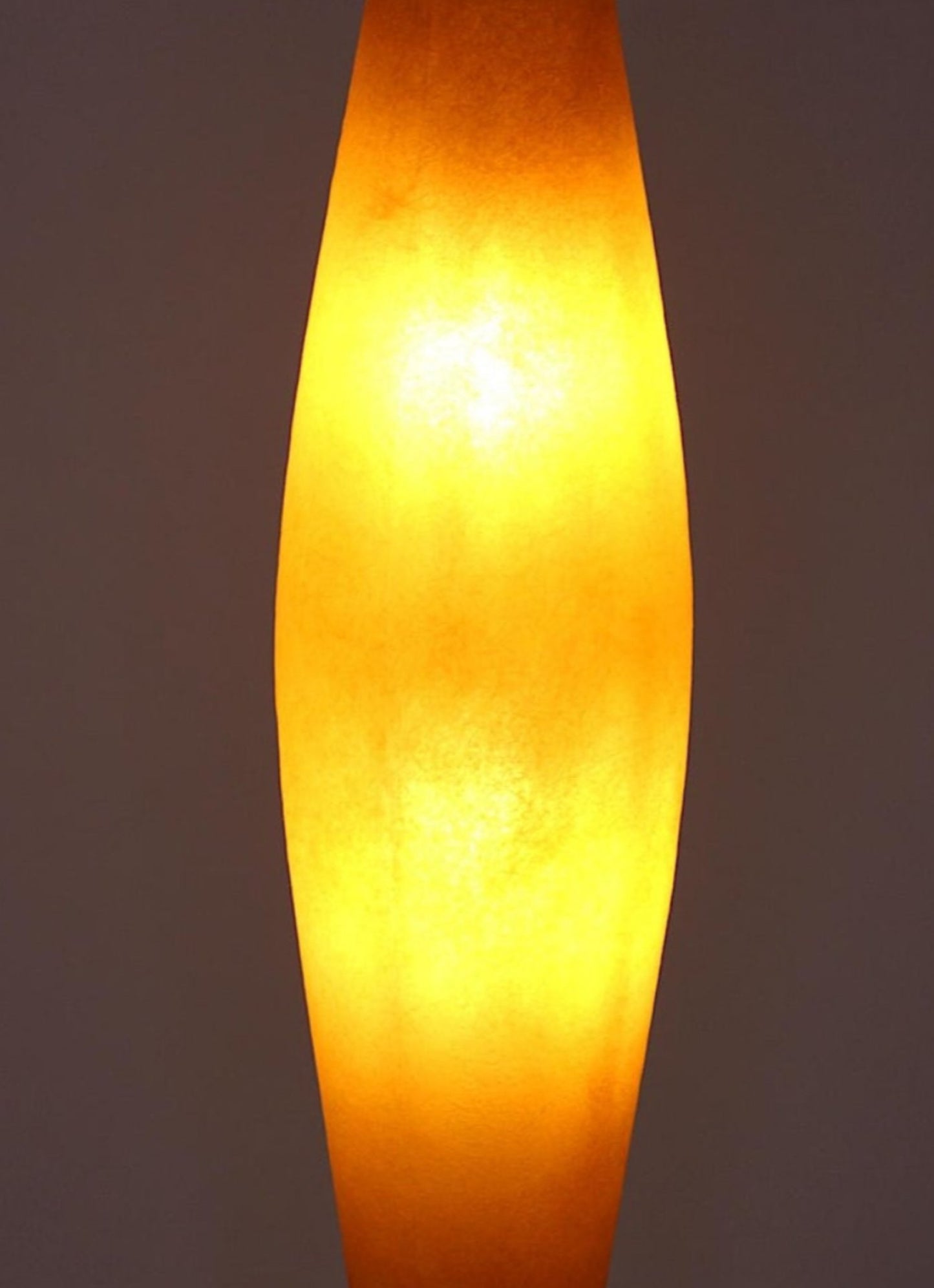 Space Age Kundalini Berchicci E.T.A. Fiberglass Orange Floor Lamp