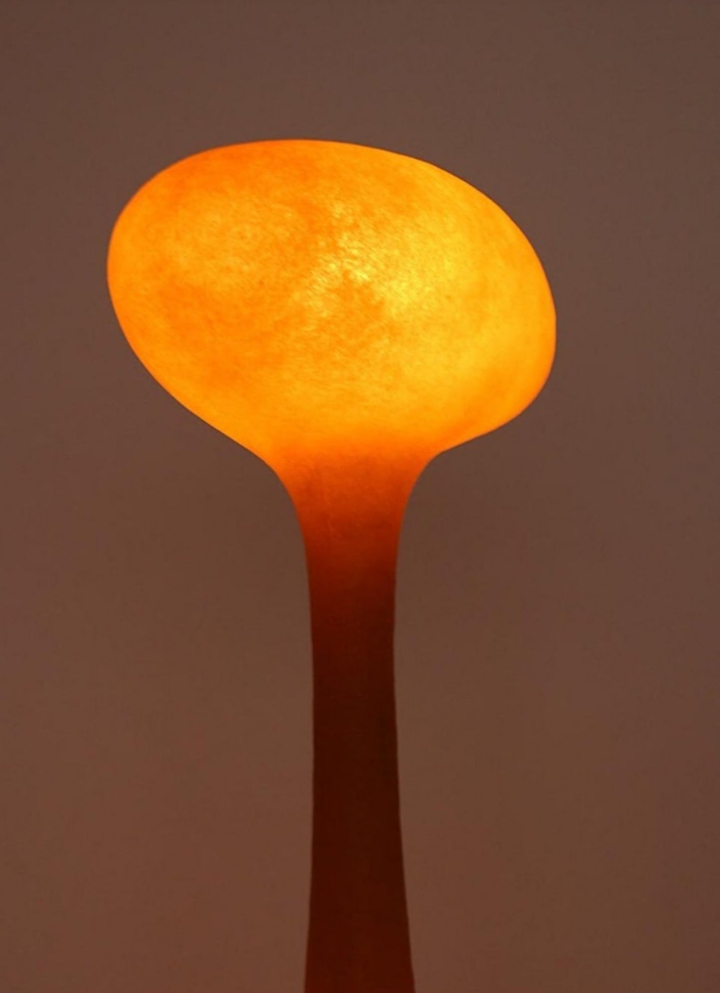 Space Age Kundalini Berchicci E.T.A. Fiberglass Orange Floor Lamp