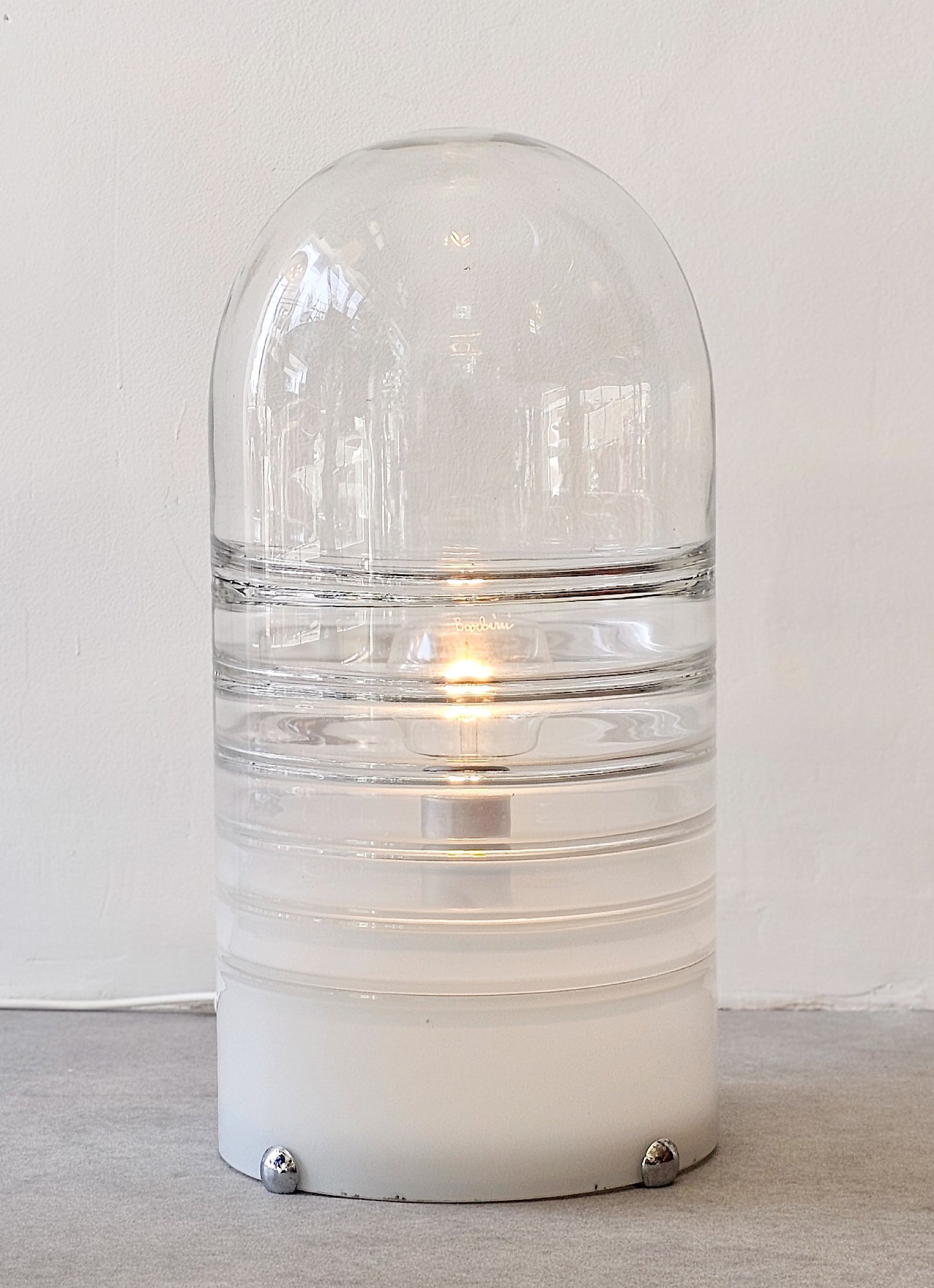 XXL Murano Glass Lamp by Alfredo Barbini, 1970s