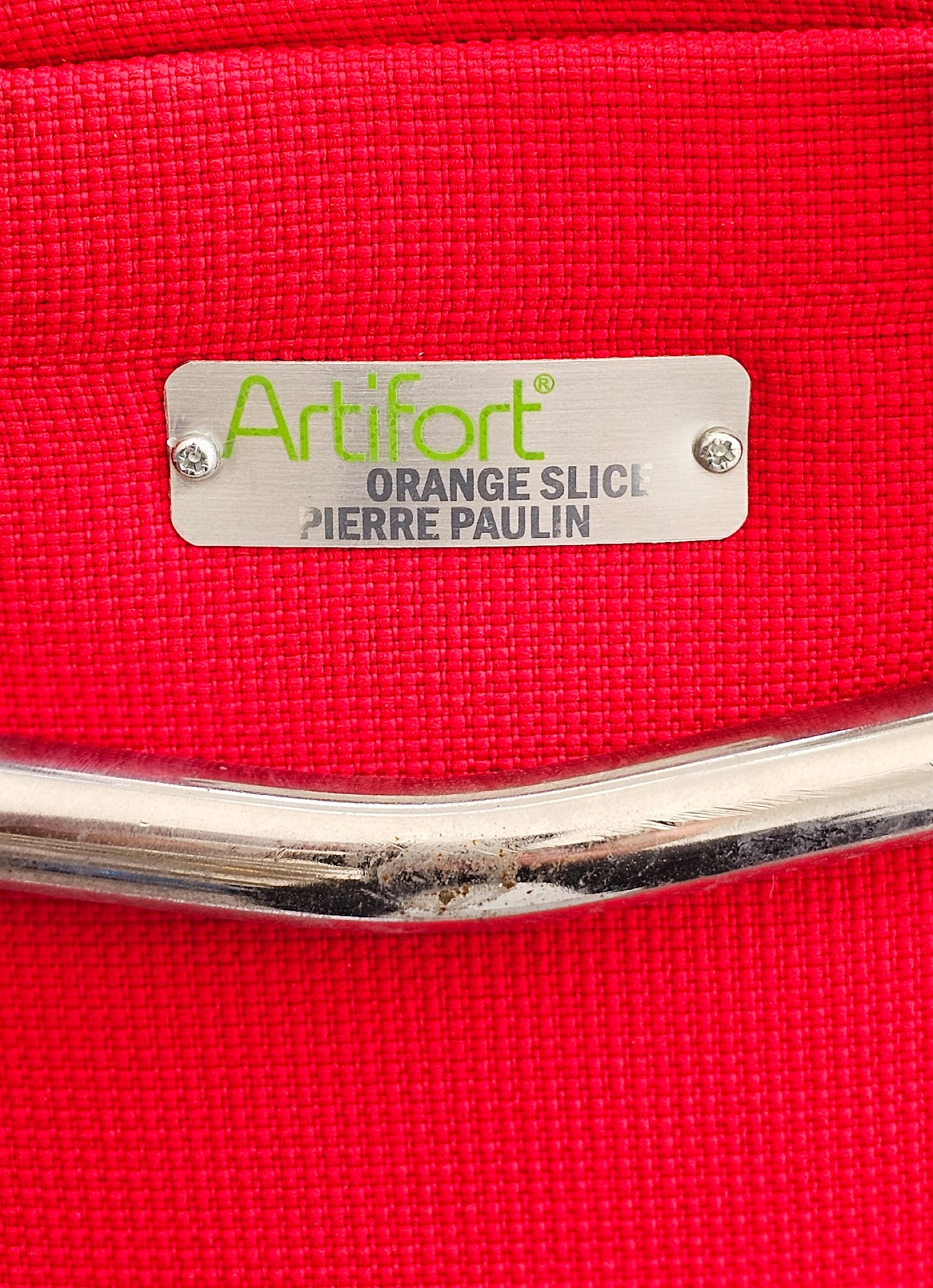 Red Orange Slice Lounge Chair by Pierre Paulin for Artifort