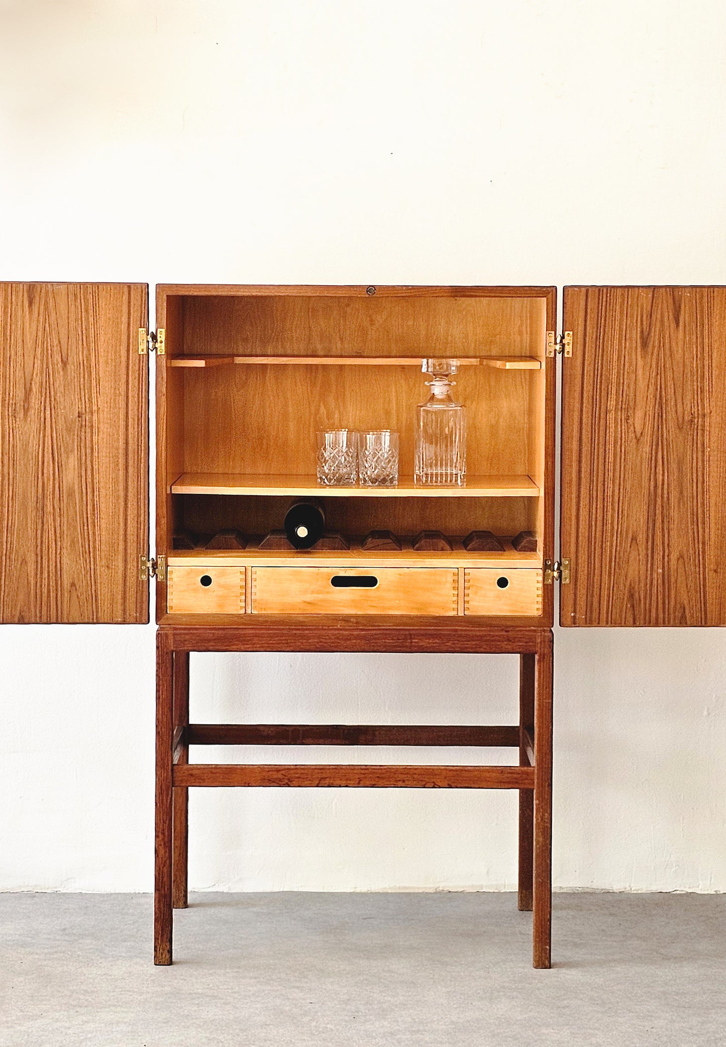Danish Rosewood Bar Cabinet by Kurt Østervig for K.P Møbler, 1950s