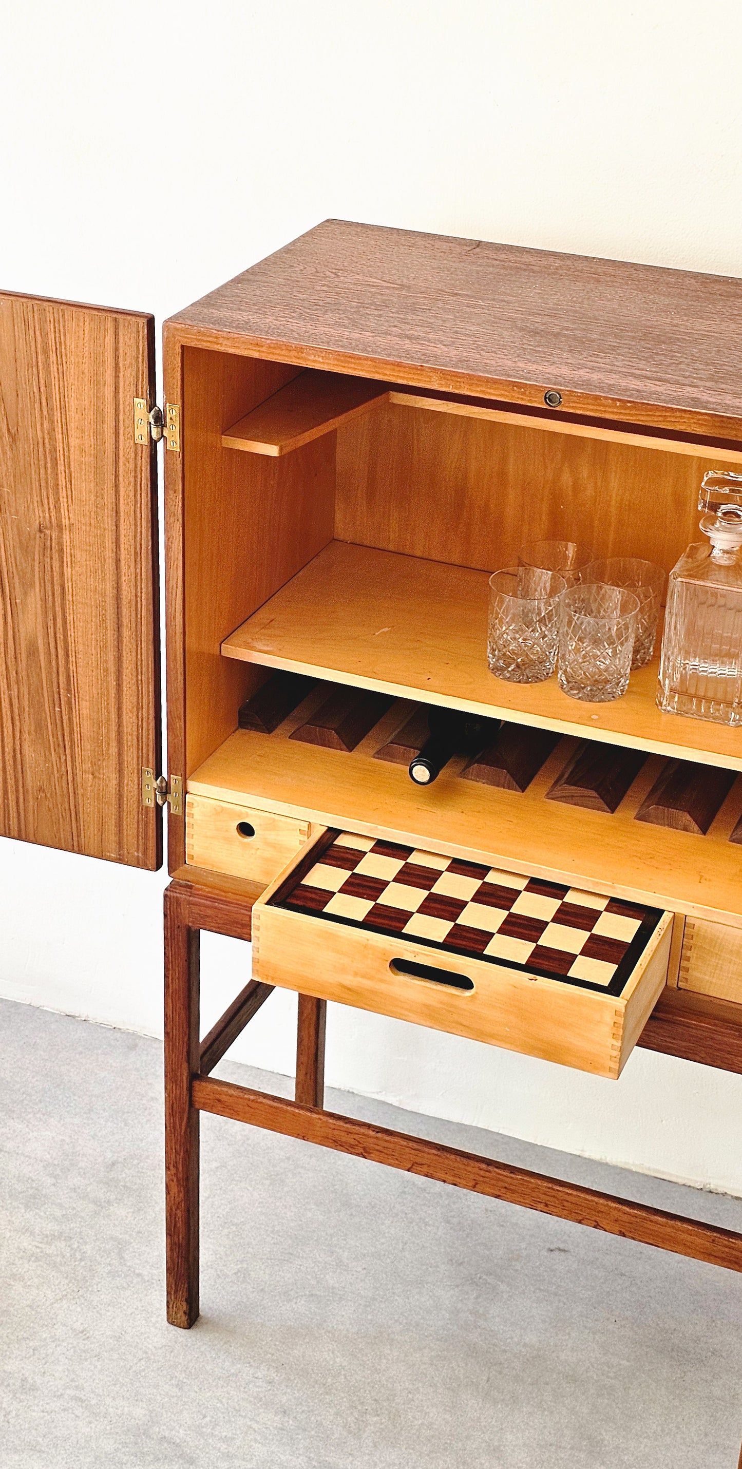 Danish Rosewood Bar Cabinet by Kurt Østervig for K.P Møbler, 1950s