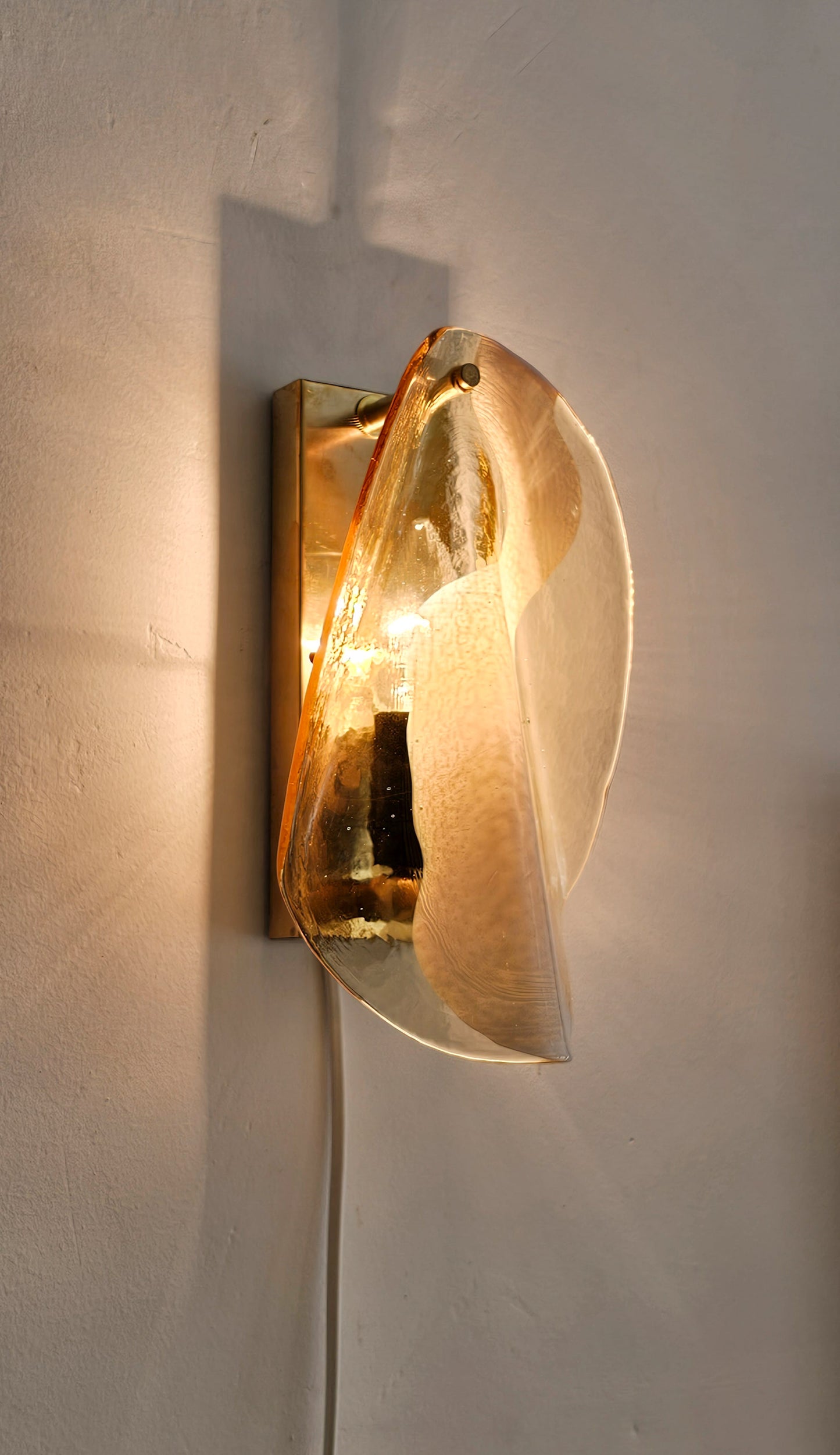 Mid-Century Murano Glass Wall Sconce