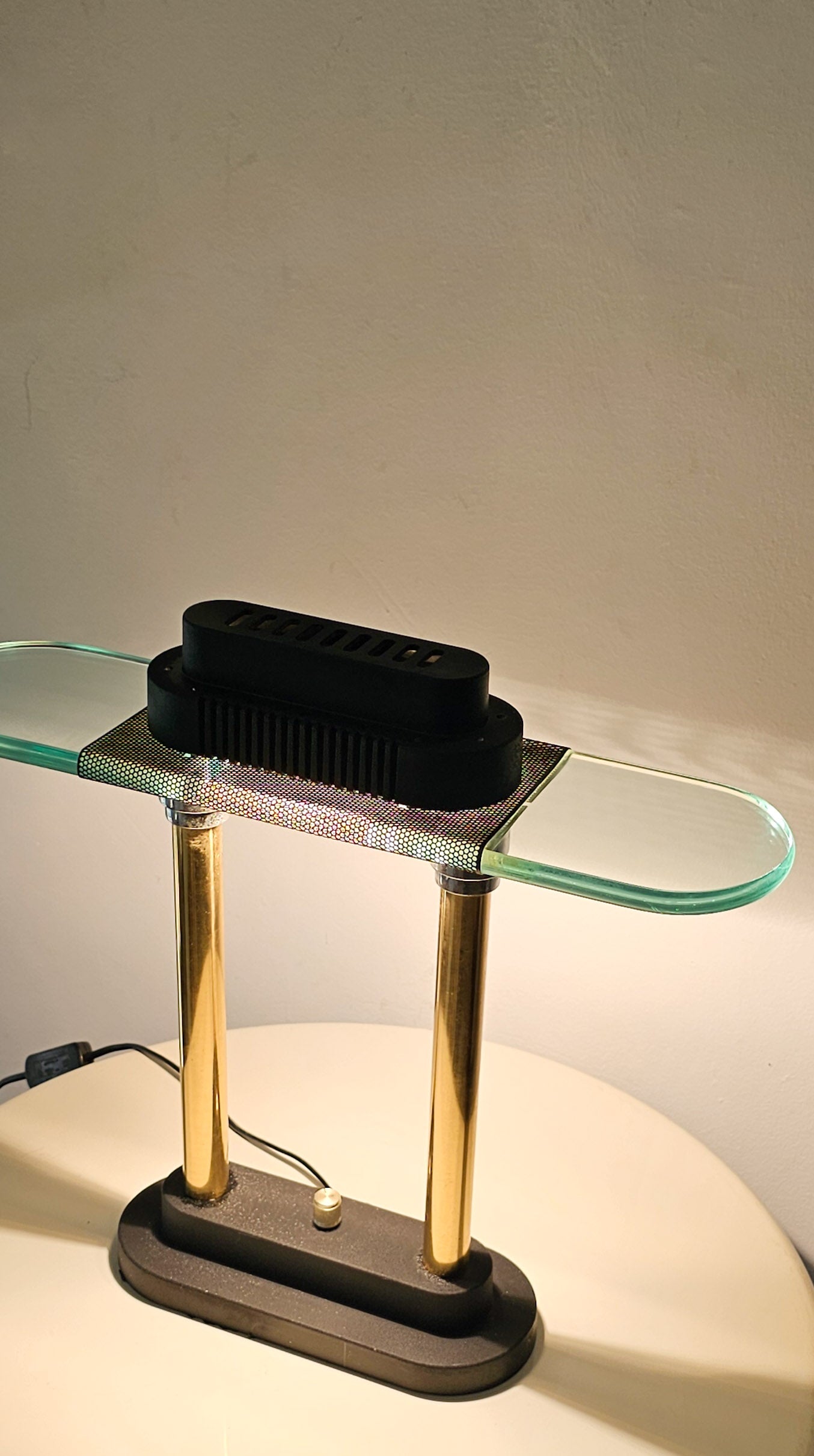 Vintage Desk Lamp by Robert Sonneman for George Kovacs, 1980s