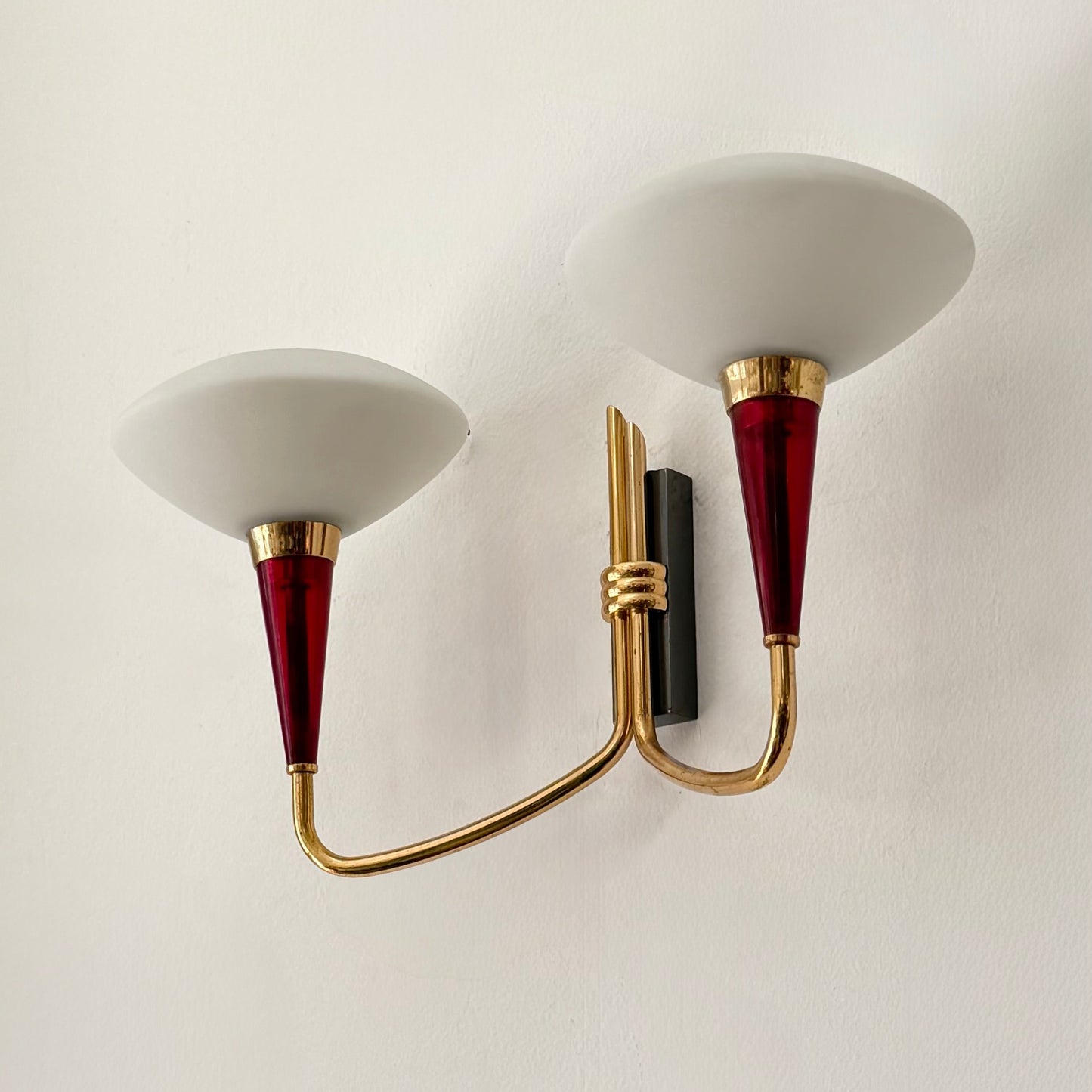 Pair of French Wall Sconces, 1950s