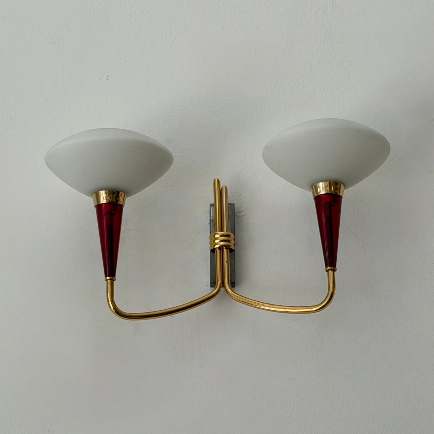 Pair of French Wall Sconces, 1950s