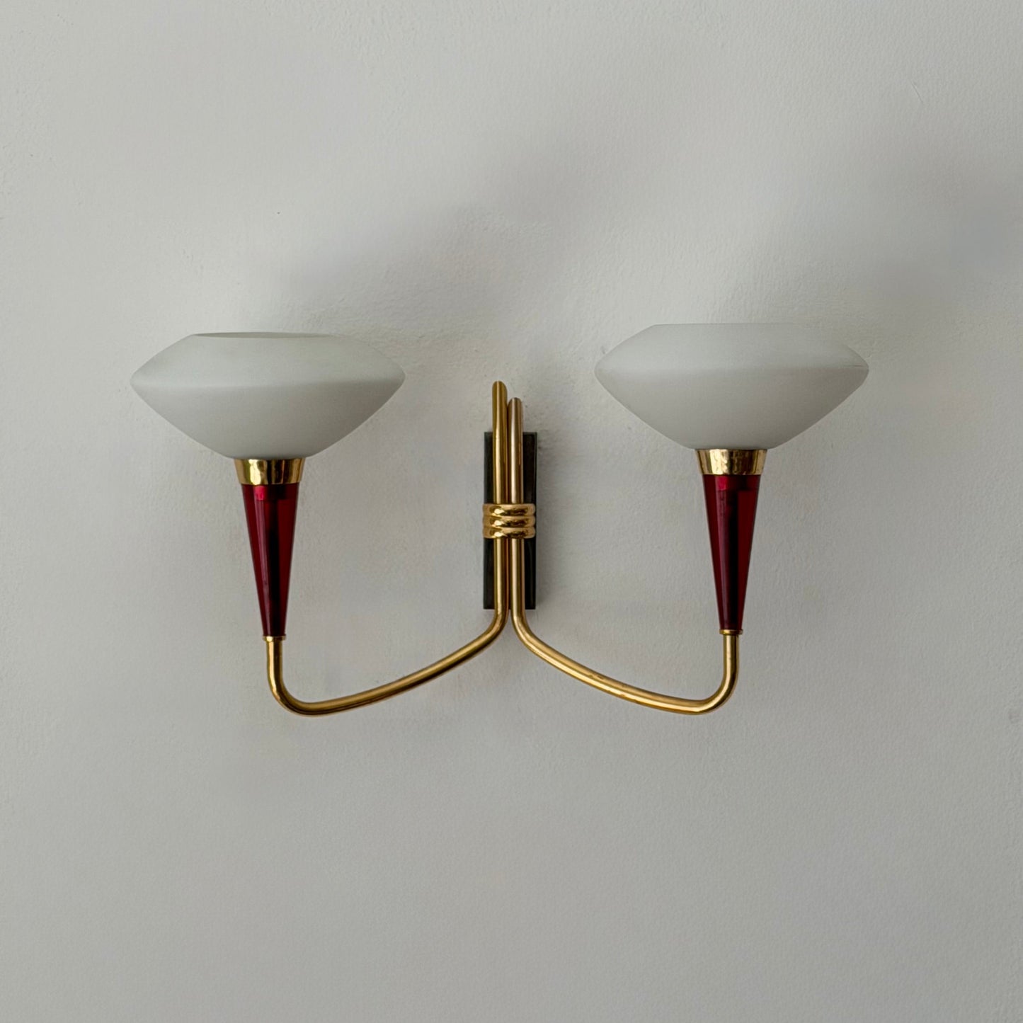 Pair of French Wall Sconces, 1950s