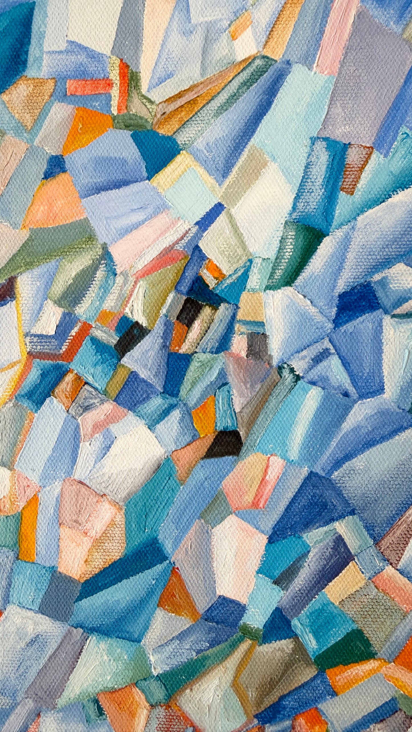 “Birth of the Blue Crystals” by Anatole Upart