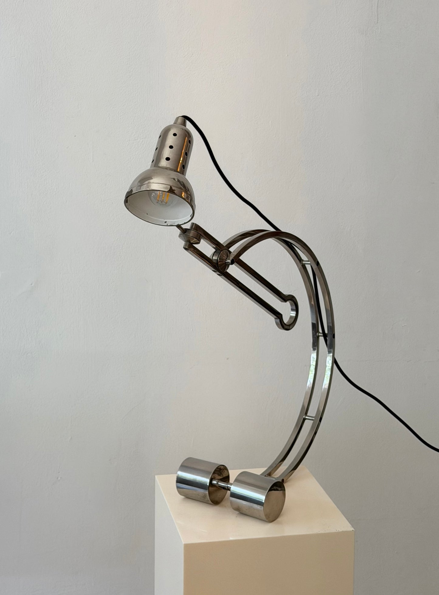 Charles Martin Model AD11 Table Lamp for Woka Vienna, 1928