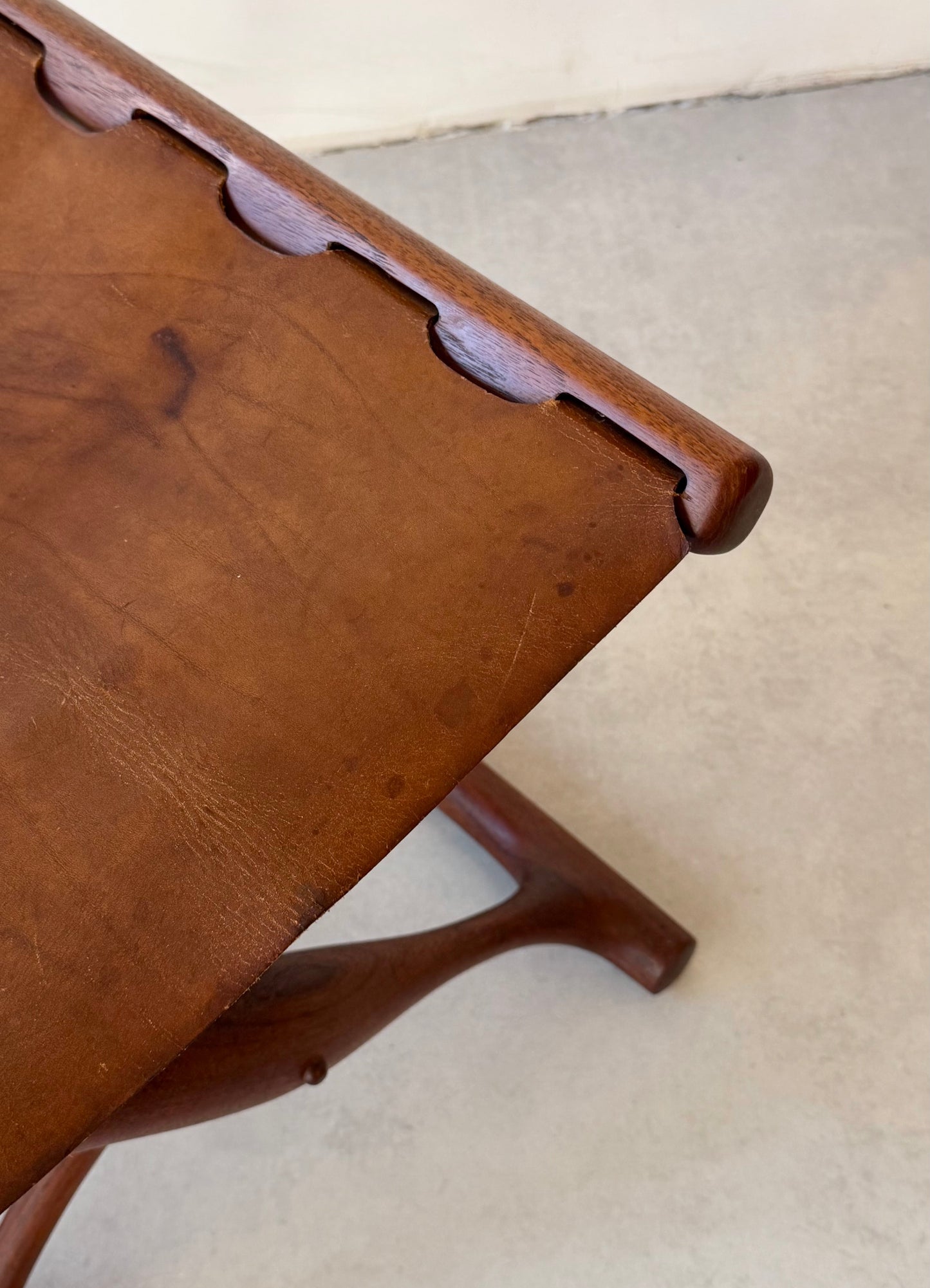 Guldhøj folding stool by Poul Hundevad