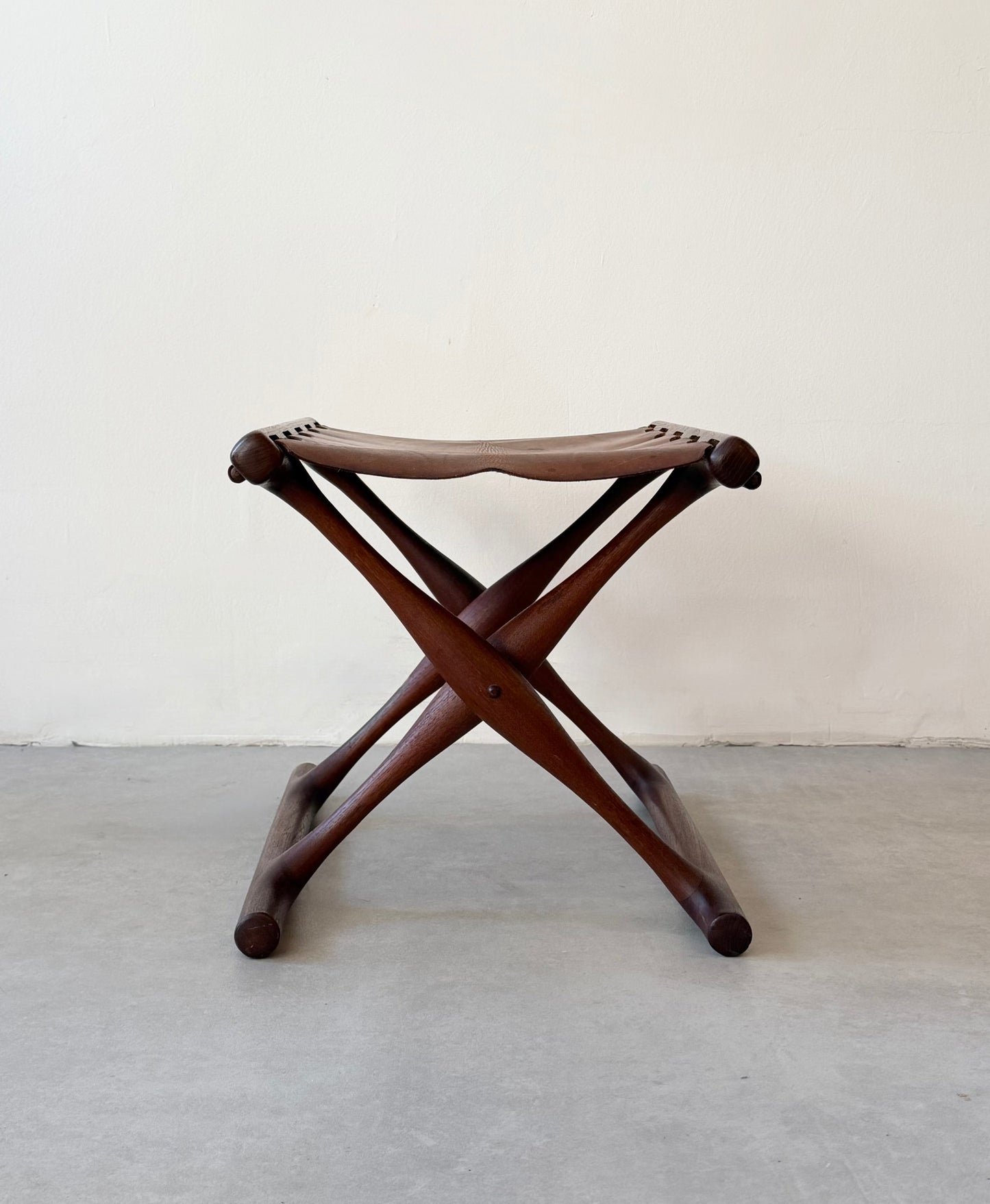 Guldhøj folding stool by Poul Hundevad