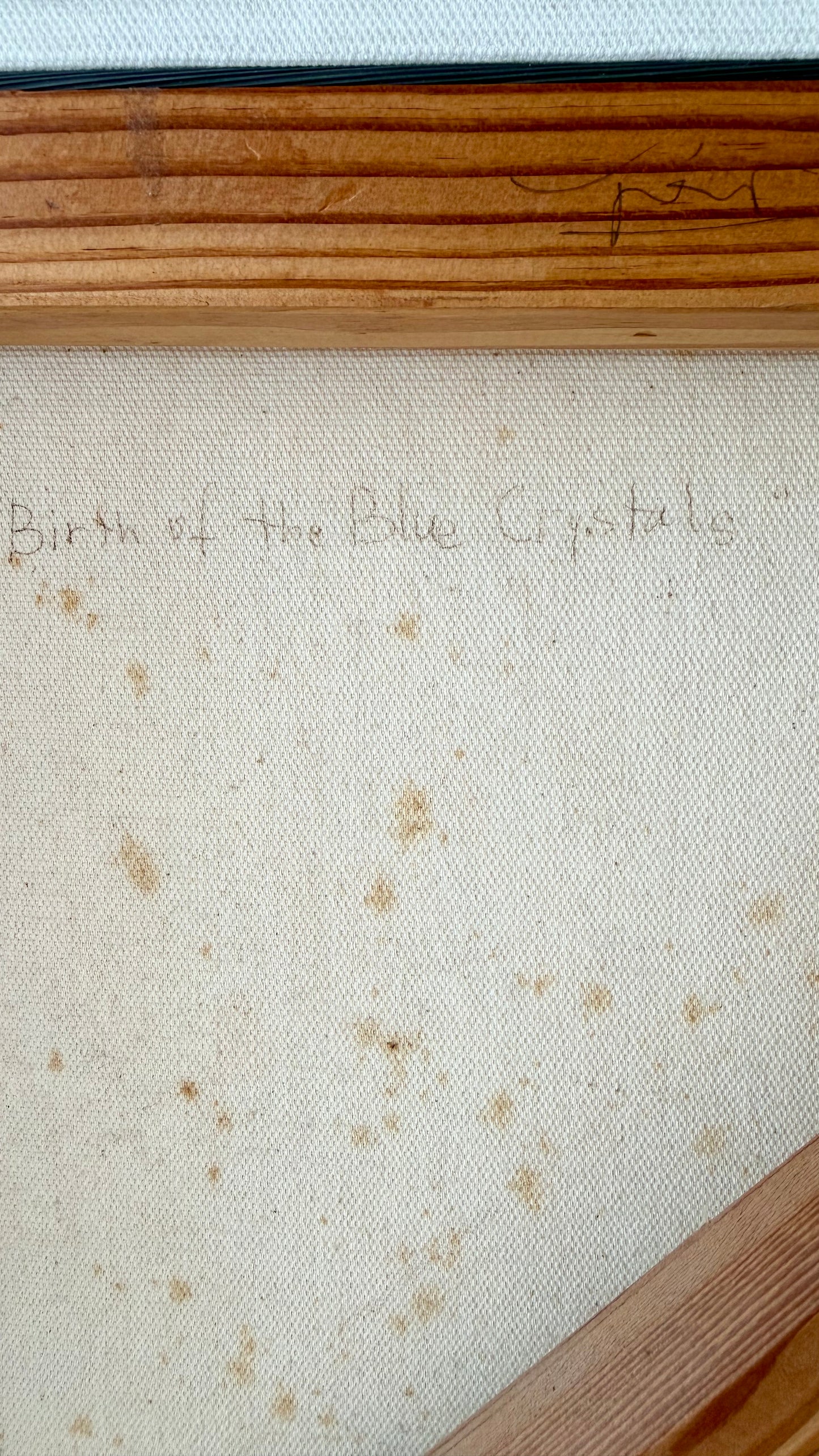 “Birth of the Blue Crystals” by Anatole Upart