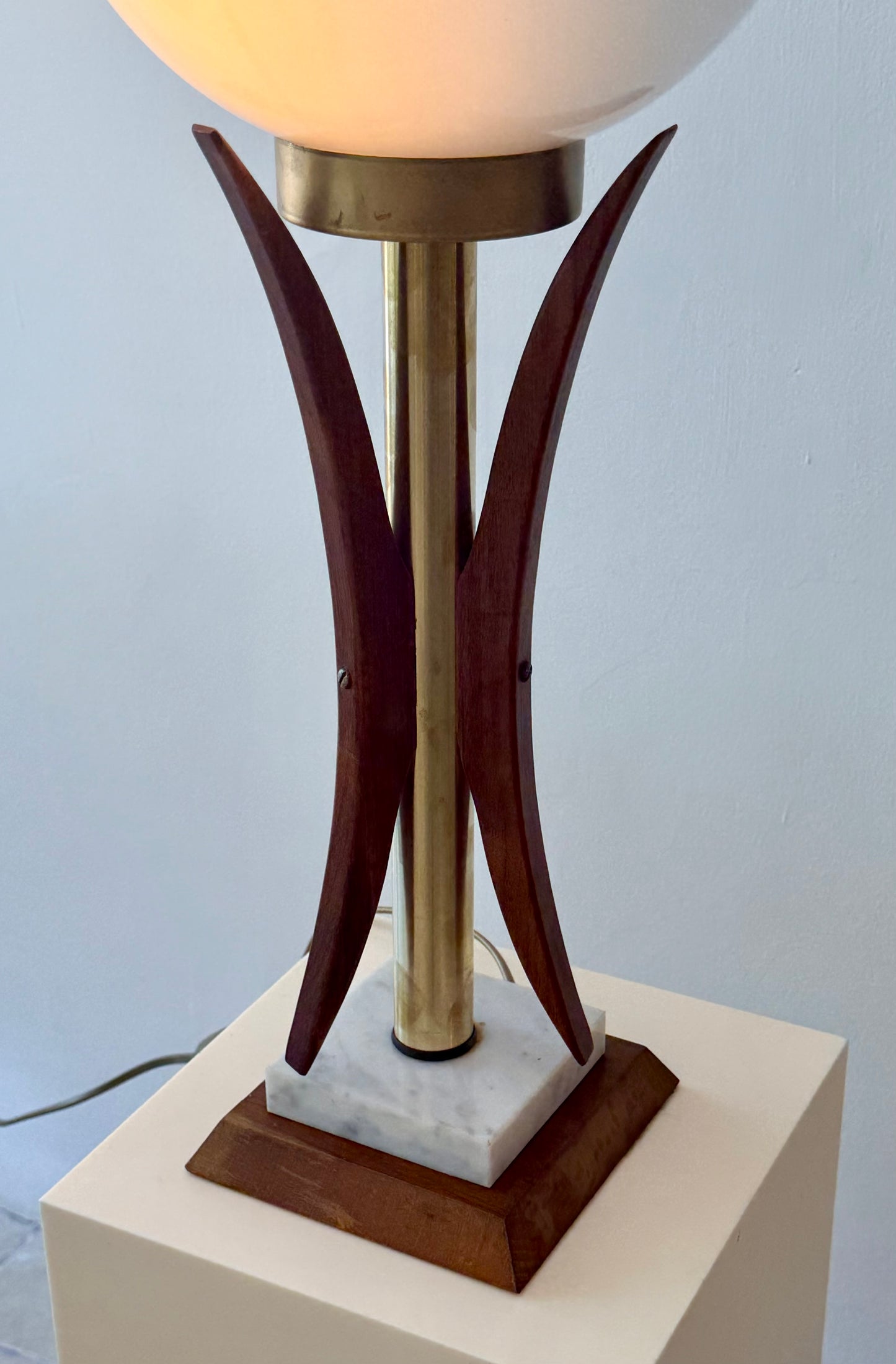 Sculptural Mid-Century Table Lamp, USA, 1950s