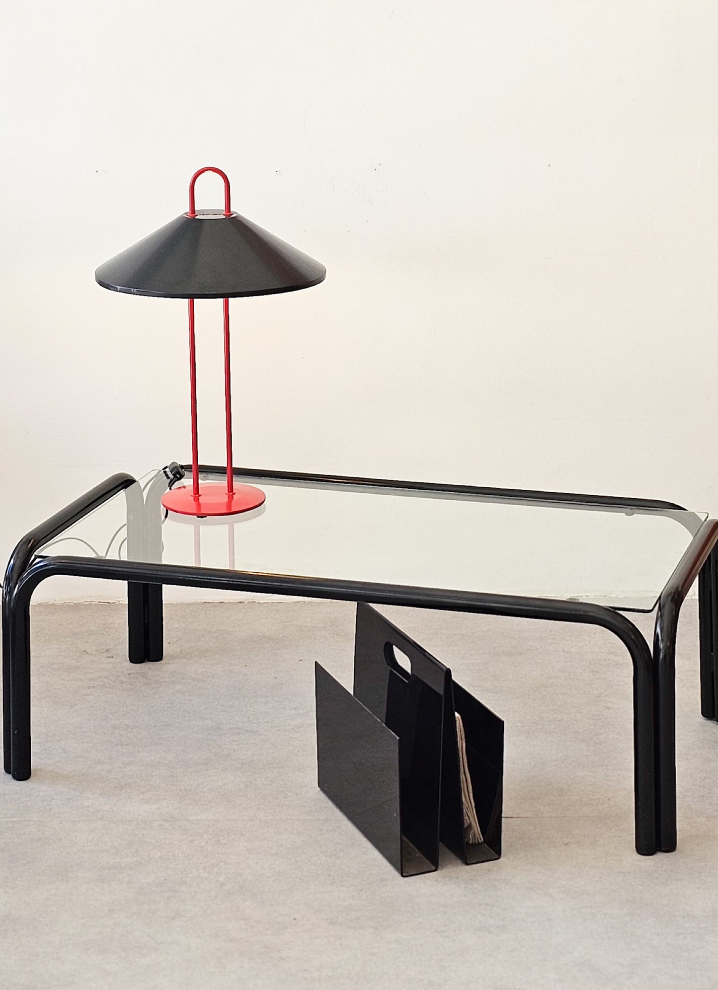 Black Post-Modern Coffee Table