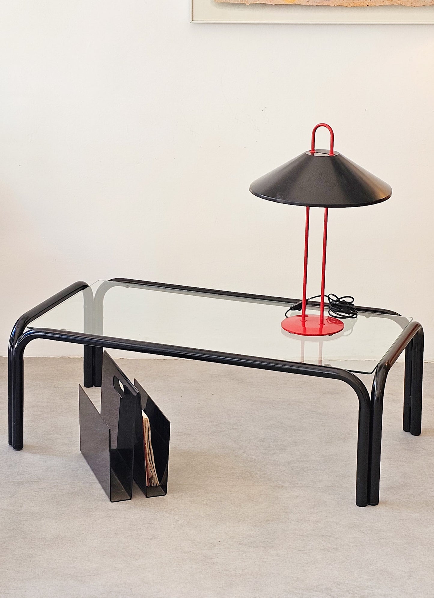 Black Post-Modern Coffee Table