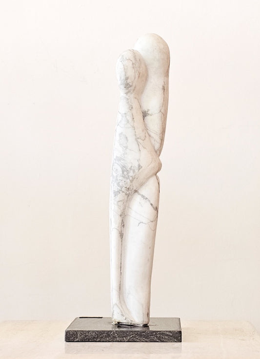 Vintage Marble Sculpture by Tova Perel