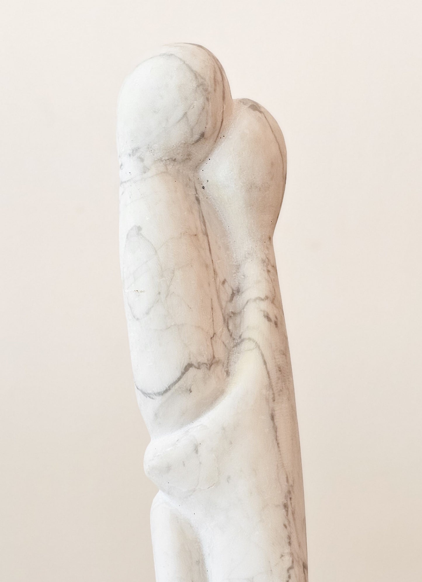 Vintage Marble Sculpture by Tova Perel