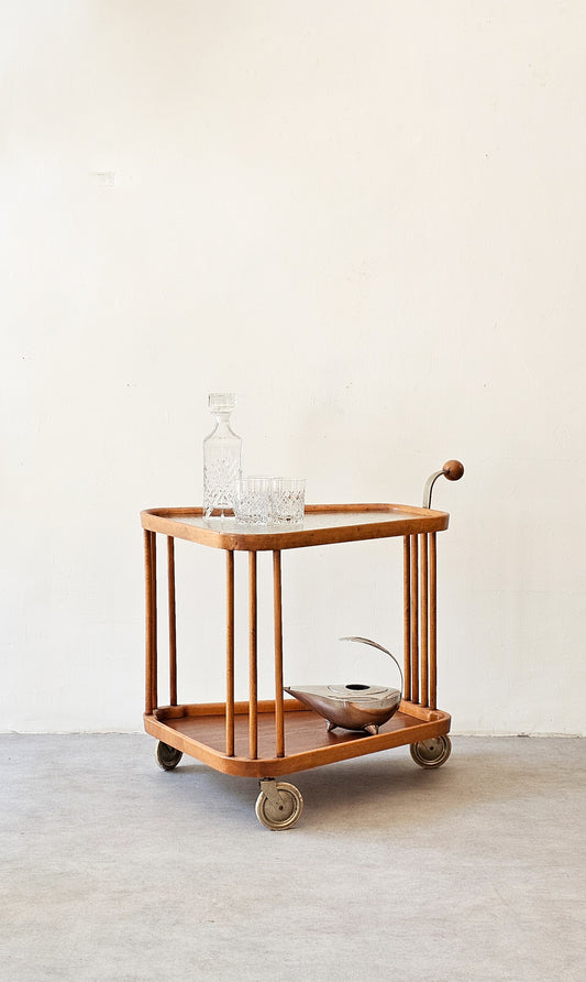 Swedish Modern Serving Trolley, Model 879 by AB Nybrofabriken, Fröseke, 1930s