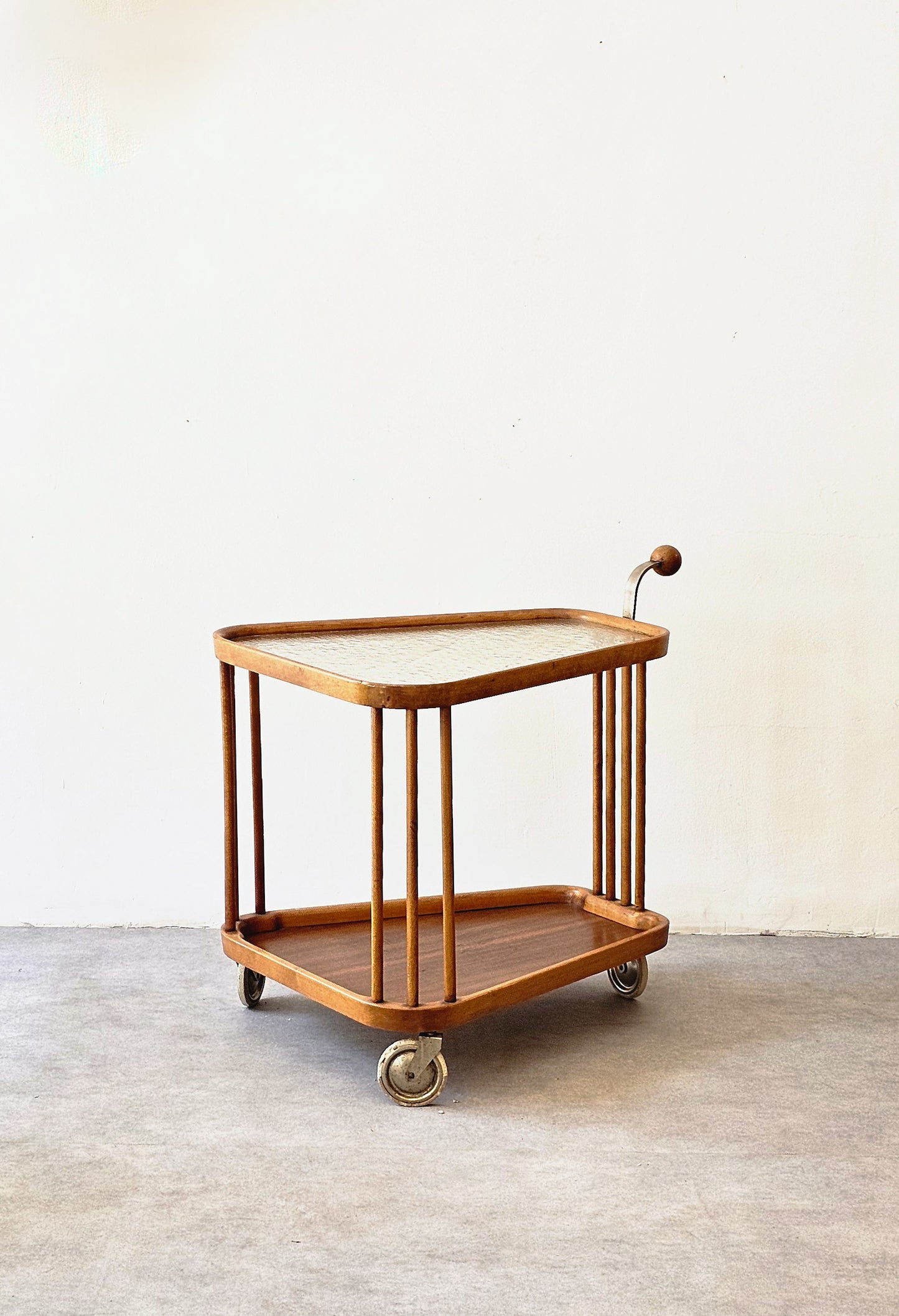 Swedish Modern Serving Trolley, Model 879 by AB Nybrofabriken, Fröseke, 1930s