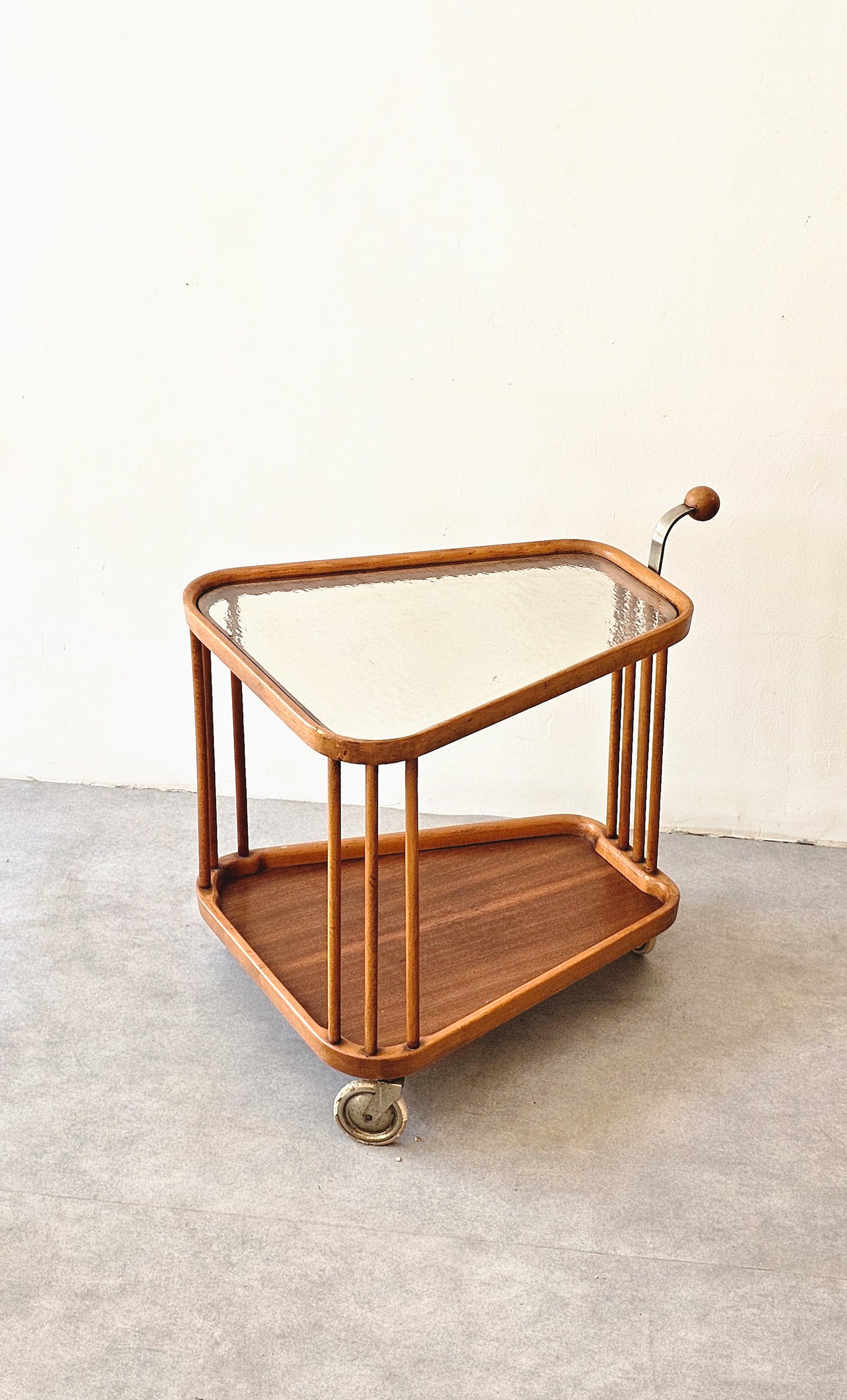 Swedish Modern Serving Trolley, Model 879 by AB Nybrofabriken, Fröseke, 1930s