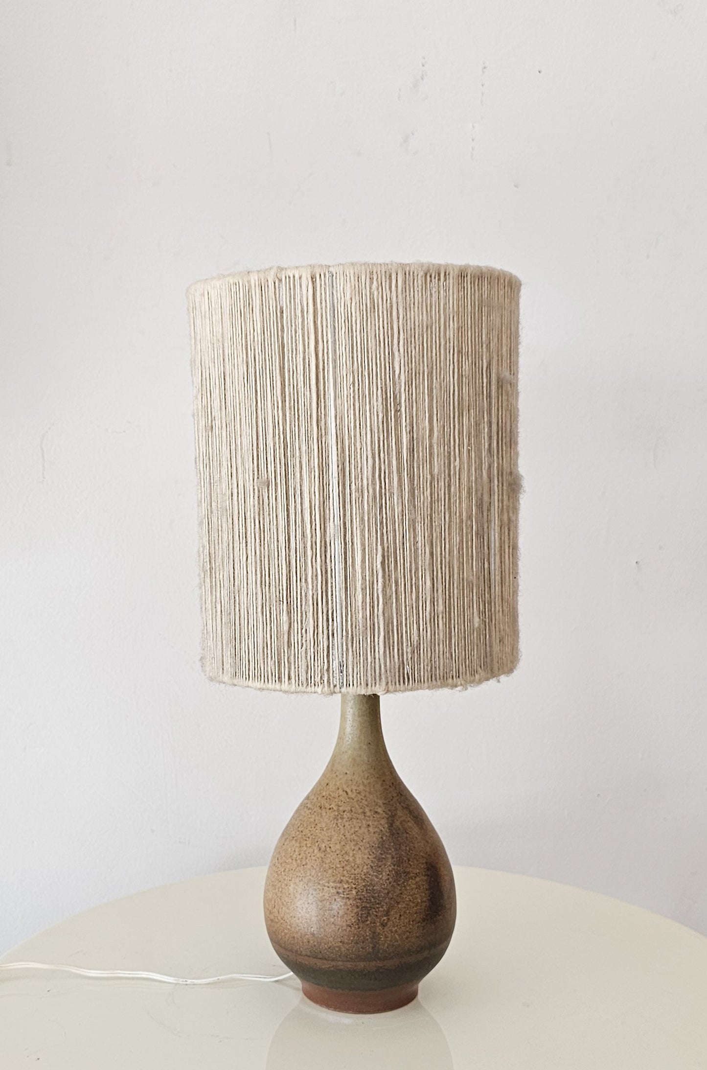 Mid-Century Japanese Studio Pottery Table Lamp