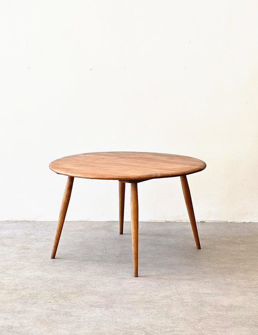 Vintage Ercol Elm Coffee Table, Model No. 142, 1960s