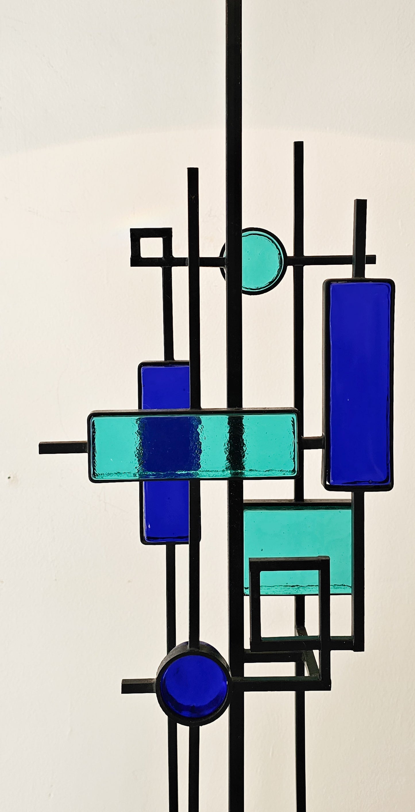 Glass table lamp by Svend Aage Holm Sørensen for Holm Sørensen & Co